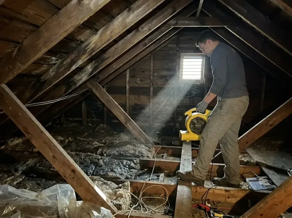 attic-water-damage-drying-proc-007 — frequently asked questions, Emergency Water Extraction & 24/7 Flood Response in Edwards…
